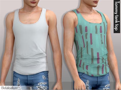 The Sims Resource - Belaloallure_Tommy tank top