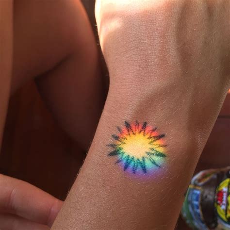 For The Stars | Rainbow tattoos, Sun tattoo, Sun tattoos