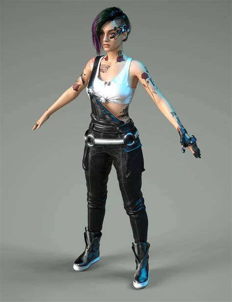 Cyberpunk 2077 Judy Alvarez G8 Female - Daz Content by bigmadbruh112