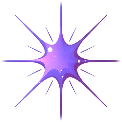 Violet star in open cosmos 43729414 PNG