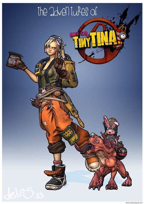 Not So Tiny Tina - Borderlands 2 Fan Art 2013, Adrien Debos