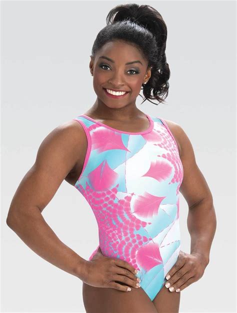 E3950 Feathered Architect Simone Biles Gymnastics Leotard GK