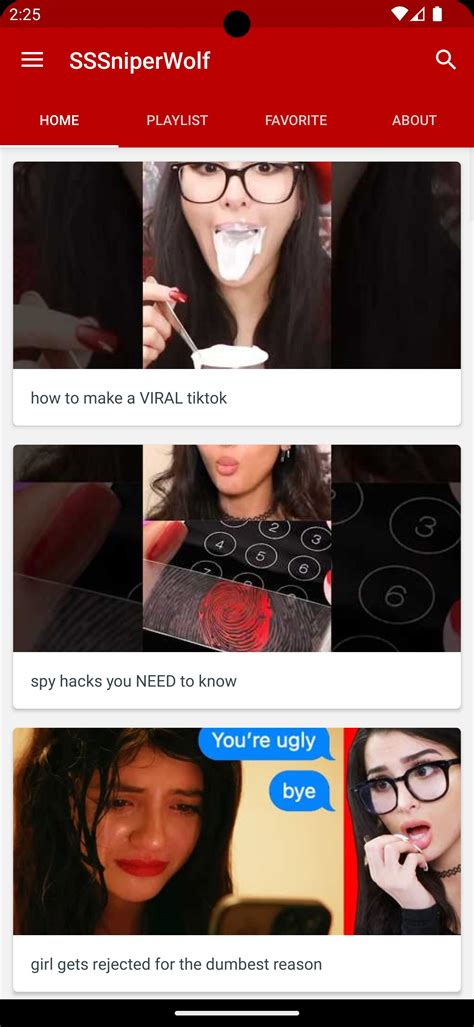 SSSniperWolf APK for Android Download