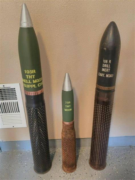 printed mm  recoilless rifle shell  redlegd