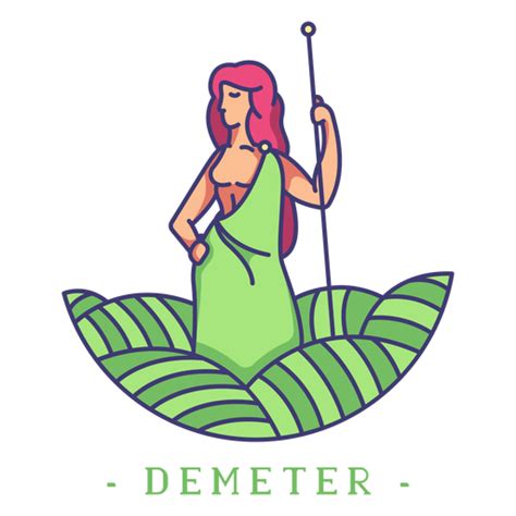 Demeter Greek God Demeter PNG & SVG Design For T-Shirts