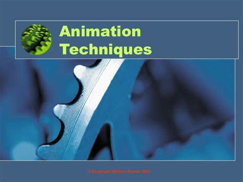 11 animation techniques