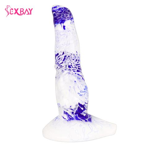Long Big Monster Dildo with Sucker Animal Penis Sex Toy Alien Horse