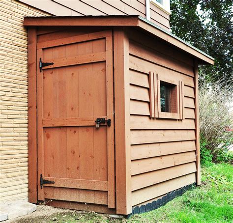 Small wood lean to shed ~ yard shed kits costco