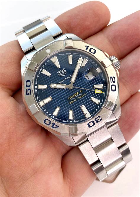 Tag Heuer Aquaracer 300M Blue Dial Diver ref WAY2012 | Vintage Portfolio