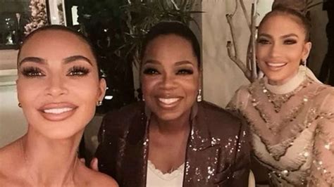 Oprah Winfrey, Jennifer Lopez and Kim Kardashian snap photos together ...