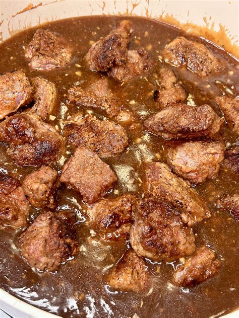 Beef Tips and Gravy - Krystel's Cooking