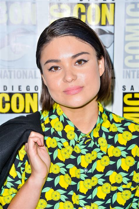 DEVERY JACOBS at The Order Photocall at Comic-con International in San