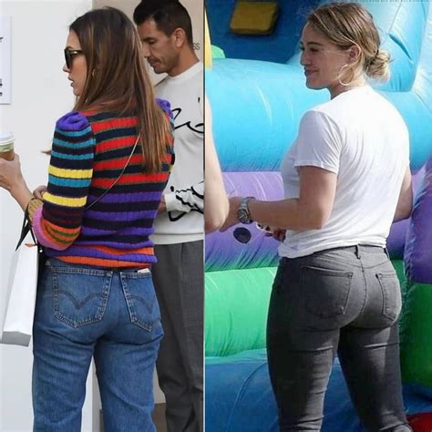 Booty in Jeans : Jessica Alba vs Hilary Duff : r/CelebBattles