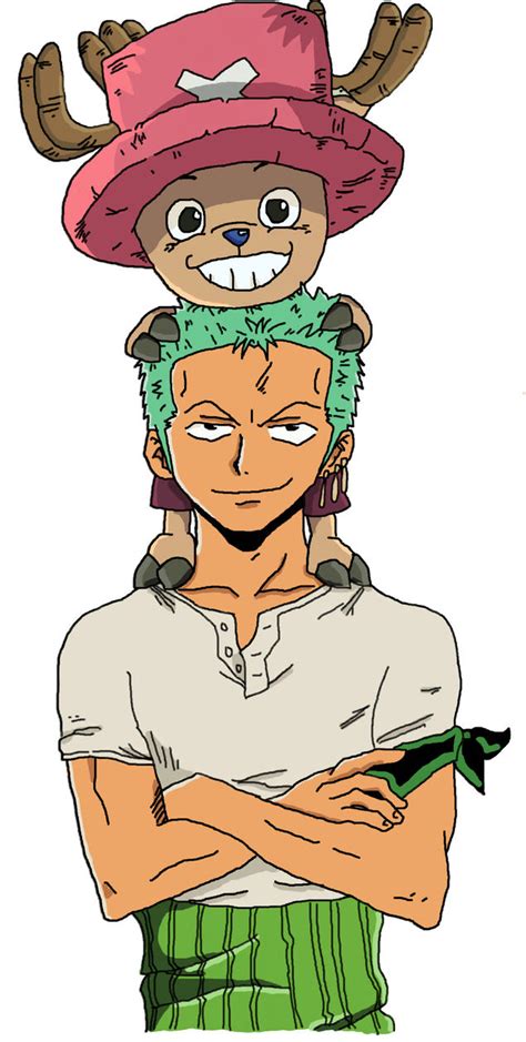 Zoro and Chopper by Sophie5000 on DeviantArt