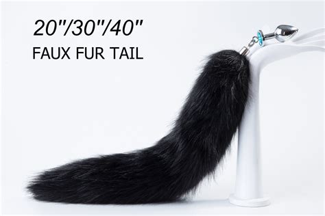 Black Tail Butt Plug Tail Fox Tail Plug Detach Butt Plug Sex - Etsy UK