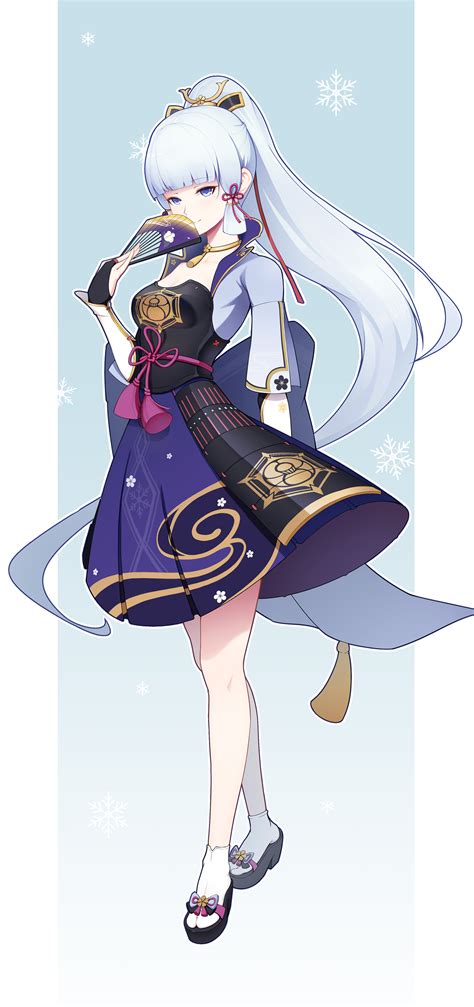 kamisato ayaka (genshin impact) drawn by shuo_zhi_zhi_hu | Danbooru