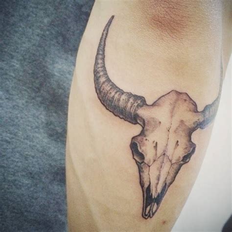 Steer Skull Tattoo