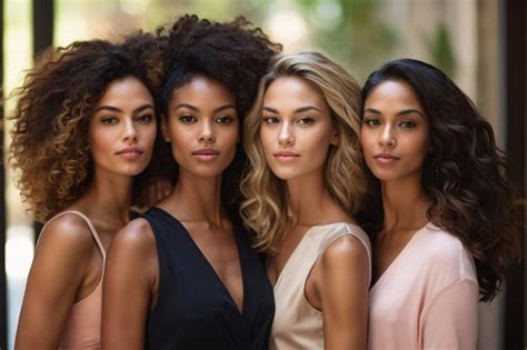 Diverse Group Of Beautiful Women Free Stock Photo - Public Domain Pictures