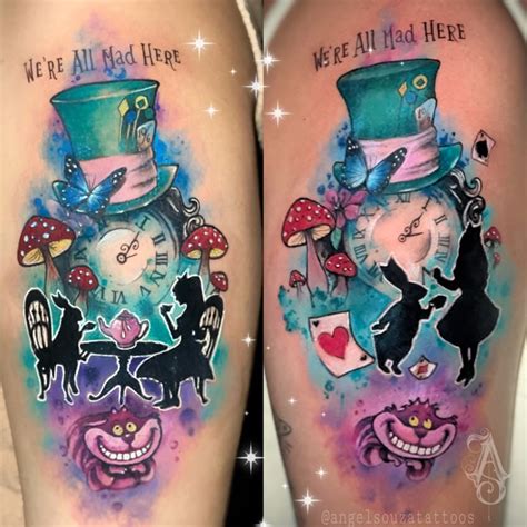 Tatuagem Alice No País Das Maravilhas Significado - Tattoos by @angelsouzatattoos | Tatuagem alice no país das maravilhas ...
