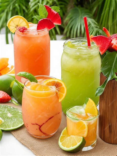 Brunch or Breakfast Cocktails Assortment Bloody Mary Mimosa drinks and