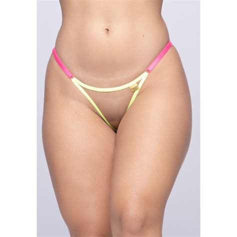 Kit 5 Calcinhas Fio Dental Calcinha Transparente Neon Calcinha Verão