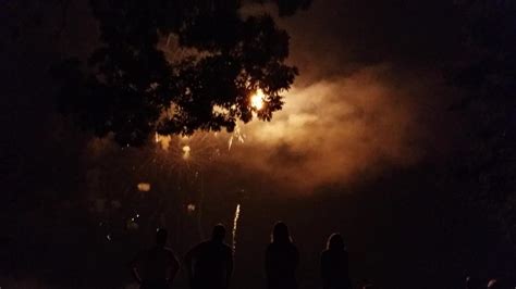 I took this photo mid firework explosion : pics