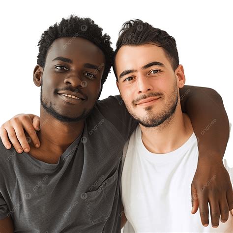 Pareja Gay Interracial PNG ,dibujos Pareja, Homosexual, Hombres PNG