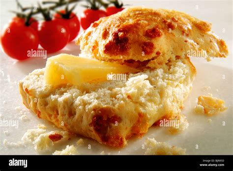 Traditional british savoury cheese scone Stock Photo - Alamy