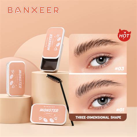 Banxeer - Banxeer แว็กซ์ปัดขนคิ้ว จัดแต่งขนคิ้ว 3D...