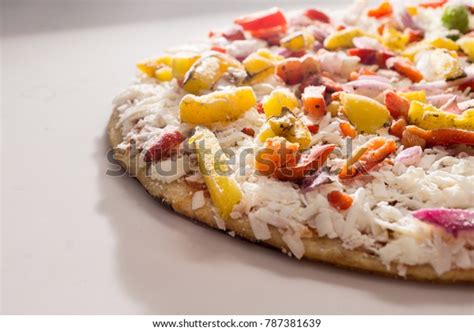 Frozen Vegetable Pizza Stock Photo (Edit Now) 787381639