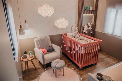Temas Quarto De Bebê Feminino - MariCarvalho: 70 projetos de quarto de bebê feminino lindos e aconchegantes