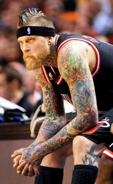 Chris Andersen Tattoos Progression - oke