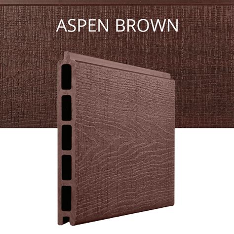 Composite Fence Board, 6 Feet, Aspen Brown - Greenwood Composite Fence ...