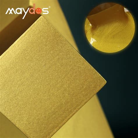 Architecture Metallic Wall Coating Water Based Gold Paint for Metal ...