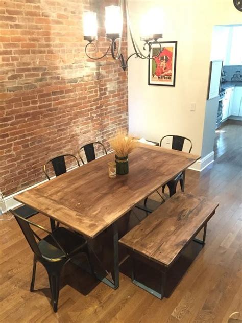 Rustic Industrial Dining Table | Rustic industrial dining table ...