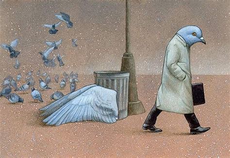 les brillantes illustrations creatives  satiriques de pawel kuczynski