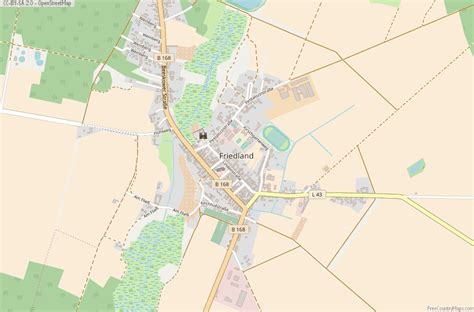 friedland germany map latitude longitude   friedland