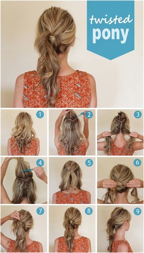 15 Cute and Easy Ponytail Hairstyles Tutorials - PoP Haircuts
