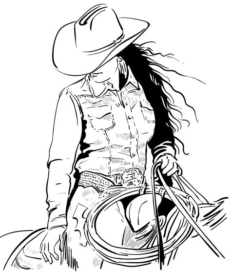 Cowgirls Coloring Pages [2025]