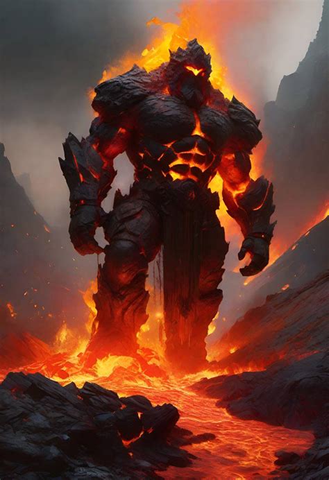 The Lava Giant by IonicAI on DeviantArt