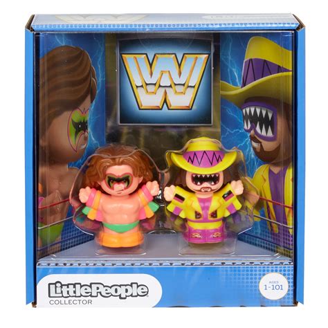 Fisher-Price WWE Ultimate Warrior & "Macho Man" Randy Savage Figures by ...