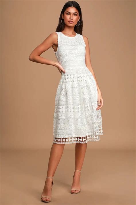 cute white lace dresses