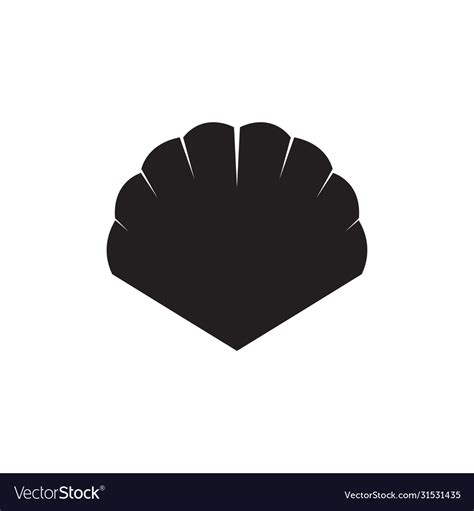 shell graphic design template isolated royalty  vector