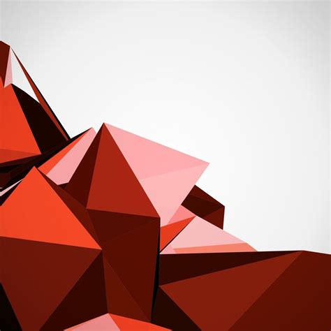 Red Abstract Shapes on White Background 42394334 Vector Art at Vecteezy