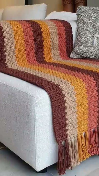 Manta De Trico Para Sofa Passo A Passo - Manta para sofá passo a passo | Vídeo completo