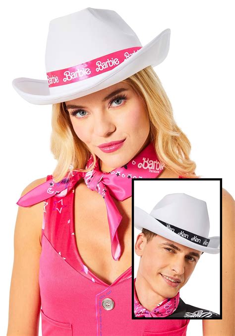 Barbie Movie Adult Barbie/Ken Cowgirl Hat | Costume Hats