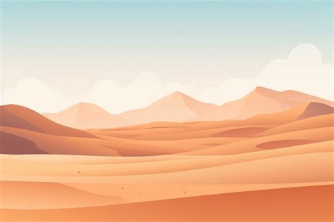 Desert backgrounds landscape outdoors. AI | Premium Photo Illustration ...