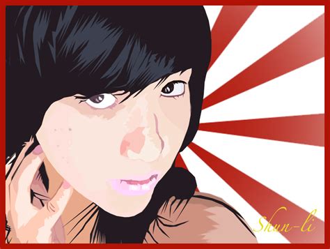 Shun-li in vector by Sanderson-V3 on DeviantArt