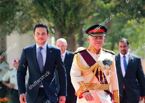King Abdullah II Jordan 2R walks Crown Editorial Stock Photo - Stock ...