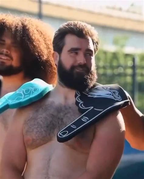 Not a bulge exactly but here is a young, almost nude Jason Kelce. : r